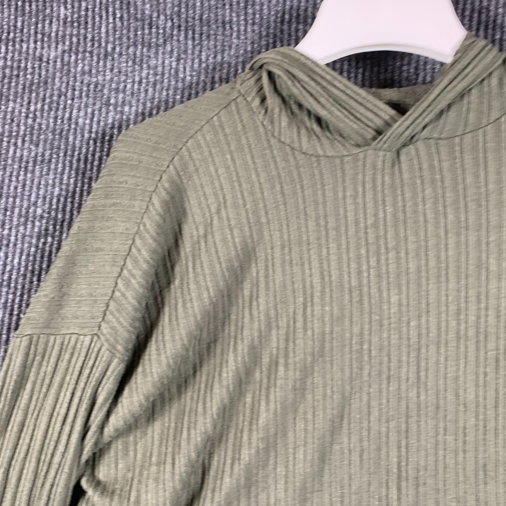 American Eagle Hoodie Womens Small Green Stretch Lightweight Comfort Sweatshirt - Picture 6 of 11